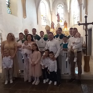 Biskup Gorski krstio peto dijete u obitelji Banjavčić